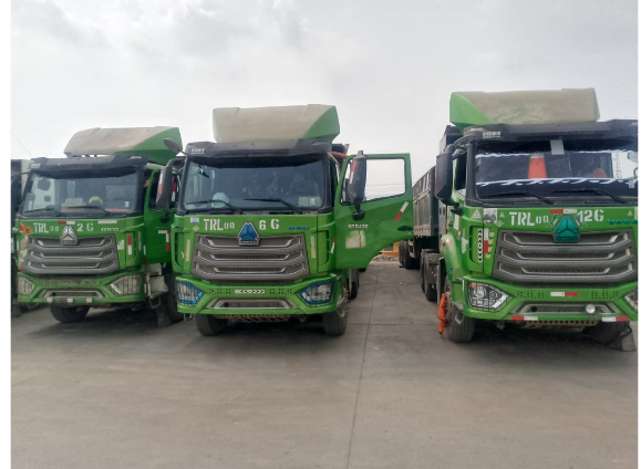 Green Truluck trucks lineup